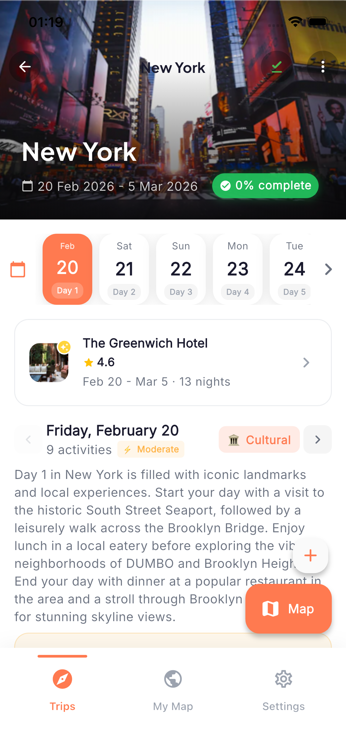 EVORI Tokyo itinerary